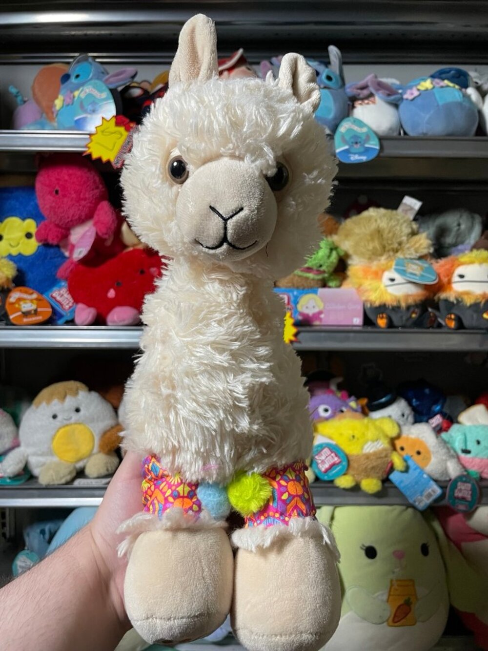 Build a bear Cute Wooly Alpaca plush with leg outfit